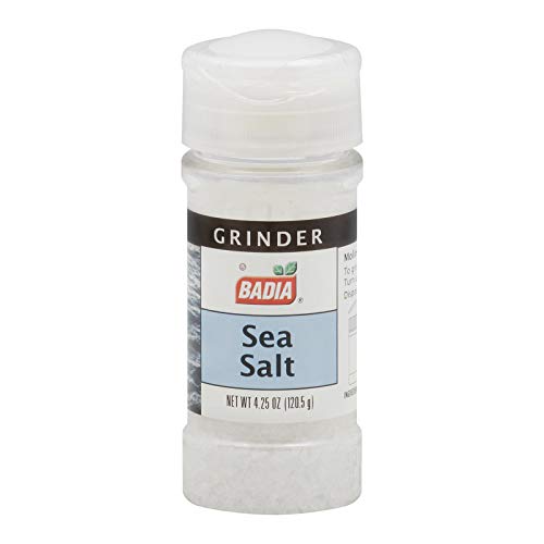 Badia Spices - Spice Seasalt Grinder - Case of 8-4.5 OZ