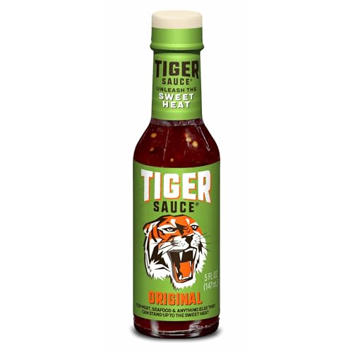 Tiger Sauce Original Hot Sauce, 5oz Bottle (Pack of 1)