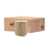 Highmark® Hardwound Paper Towels, 8" x 800', 100% Recycled, Natural, Case Of 6 Rolls
