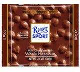 Ritter Sport, Milk Chocolate with Whole Hazelnuts, 3.5-Ounce Bars - Pack of 10
