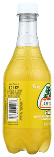 Jarritos Drink, Pineapple, 16.9 Ounce (Pack of 24)
