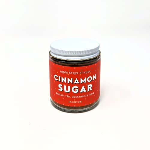 Wood Stove Kitchen - Cinnamon Sugar for Cooking & Beverages - Sugar & Seasoning w/ Natural Spice & Herbs - Flavor Your Coffee and Baked Goods- 3.8 oz