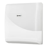 EZbrnd Wall Mount SLIMFOLD Hand Towel Dispenser for Kitchen/Washroom/Office/RV/Airbnb, Pearl White, 3210-EZ