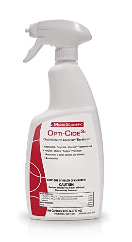 Micro-Scientific - OCS12-024 Opti-Cide3 Healthcare Grade Disinfectant Cleaner and Sanitizer Spray, Model:NEMSI24SA