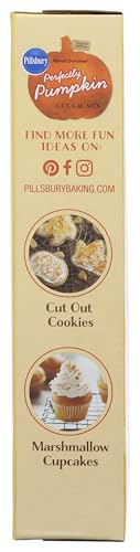 Pillsbury Moist Supreme Perfectly Pumpkin Cookie Mix - Limited Edition (2 Pack) 1.09 Pound (Pack of 2)