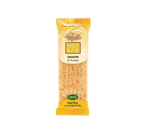 Orino by Cretamel Sesame Pasteli 70 g - Authentic Greek Nut Bar with Cretan Honey