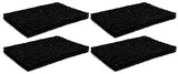 Nispira Activated Charcoal Odor Filter Refills Deodorizers Compatible with Simplehuman Filter Case Trash Cans, 4 Packs