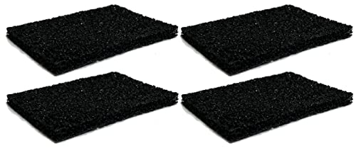 Nispira Activated Charcoal Odor Filter Refills Deodorizers Compatible with Simplehuman Filter Case Trash Cans, 4 Packs