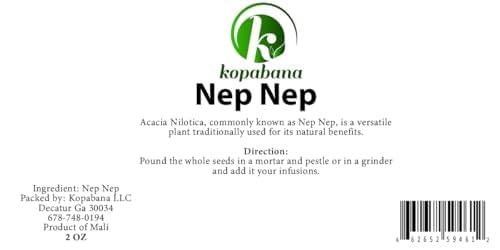 Kopabana NEP NEP Seeds (Acacia nilotica) - 2oz, Heat-Treated Culinary Seeds (Not for Planting)