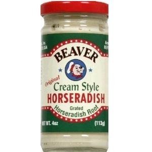 Beaver Horseradish Cream Style, 4 Ounce (Pack of 12)