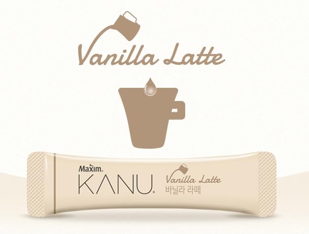 Kanu Maxim Latte Instant Coffee (Vanilla (17.3g x 8T))