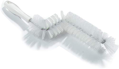 SPARTA 17" Bottle Brush - Tufted End, Poly, White