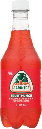 Jarritos Mandarin Soda Plastic Bottle, 16.9-Ounce (Pack of 24)