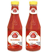 ABC Extra Hot Sambal Chili Sauce, Stir Dipping Indonesian BBQ, 11.3oz / 335ml (Pack of 2)