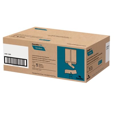 Cascades PRO® Tandem® JRT Bathroom Tissue Dispenser, PRO, Single Jumbo Roll, Gray
