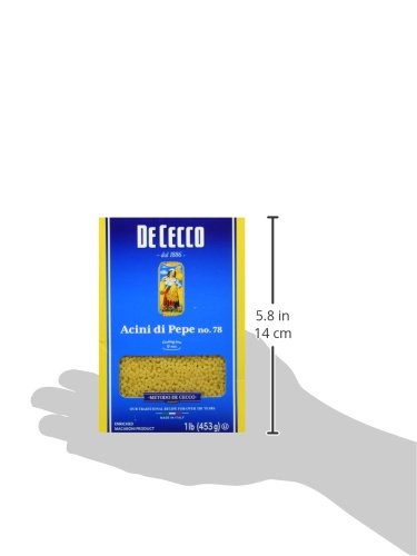 De Cecco Semolina Pasta, Acini Di Pepe No.78, 1 Pound
