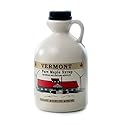 Georgia Mountain Maples of Vermont, Organic Maple Syrup, Amber Color Rich Taste, 32 Ounce