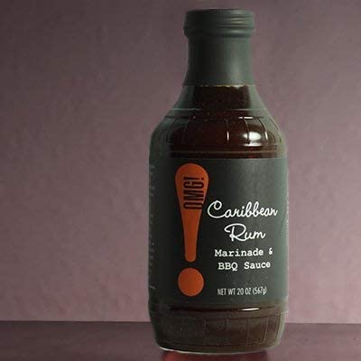 OMG! Delicious Caribbean Rum Marinade & BBQ Sauce | As found in Pike Place Market | Perfect for marinating, glazing or using as a condiment, 19 oz…