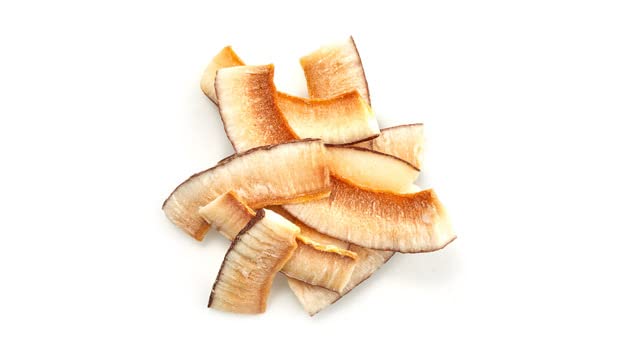Yupik Organic Toasted Coconut Smiles, 2.2 lb (35.2 oz), Non-GMO, Vegan, Gluten-Free, Kosher, Crunchy Unsweetened Coconut, Thick Shavings, No Added