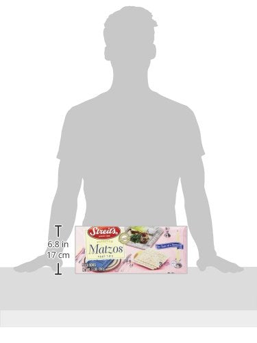 Streit's Matzo, Kosher for Passover Matzoh Crackers, Airy, Crispy Crackers, 1 Pound (5 Pound)