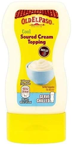 Old El Paso Squeezy Sour Cream 230g - Pack of 2