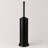Black Toilet Brush and Holder Set?Extra Long Handled Toilet Bowl Brush and Holder?Stainless Steel Heavy Duty Toilet Brush for Bathroom,Deep Cleaning