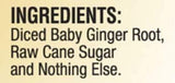 Hula Girl Crystalized Soft Ginger Candy (White Chunk 4.4oz/0.27lb/125g (1bag))