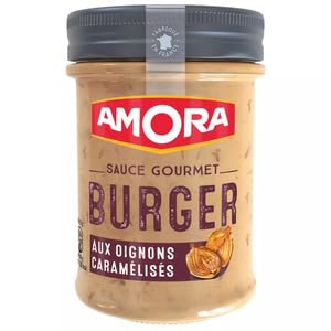 Amora Sauce Burger aux Oignons Caramelises 188g (Amora Burger Sauce with Caramelized Onions 188g)