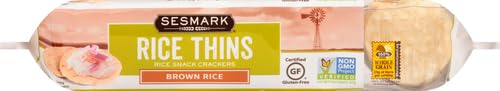 Sesmark, Rice Thins, Brown Rice, 3.5 oz