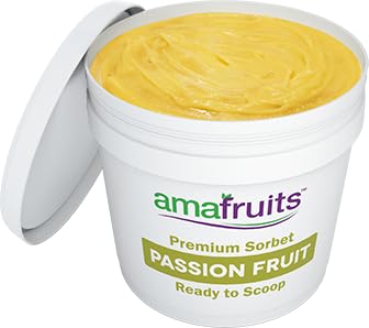 Amafruits Tropical Frozen Sorbet / 2.6 Gallon (Passion Fruit - 2.6 Gallon)