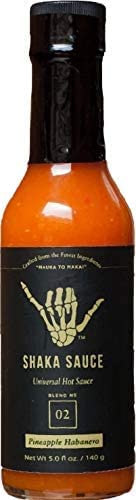 Shaka Classic Hot Sauce Pineapple Habanero, 5 oz bottle