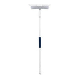 Unger 12” Outdoor Window Scrubber and Squeegee Kit with 5’ Telescopic Pole for High Access, Cleaning Supplies for Mirrors and Glass Surfaces, Machine