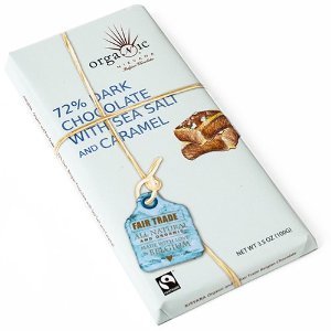 72% Dark Chocolate with Seasalt and Caramel 3.50 Ounces (Case of 12)