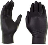 Sysco Classic Black Nitrile Extra Large Gloves Box, 100 Count