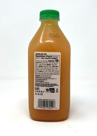 WHOLE FOODS MARKET Organic Grapefruit Juice, 32 FZ