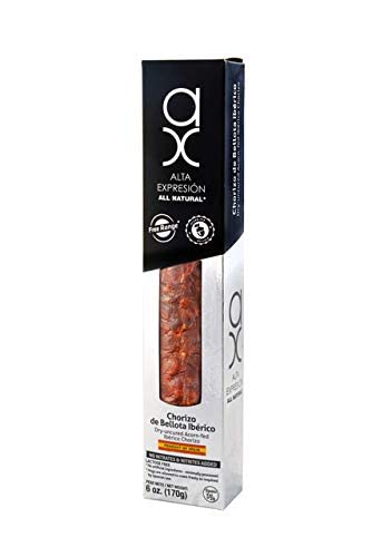 100% Pure Iberico de Bellota Acorn Fed Chorizo 6 oz. NITRATES & NITRITES FREE. ALL NATURAL