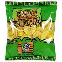 Inka Plantain Chips, Sea Salt, 4 Ounce