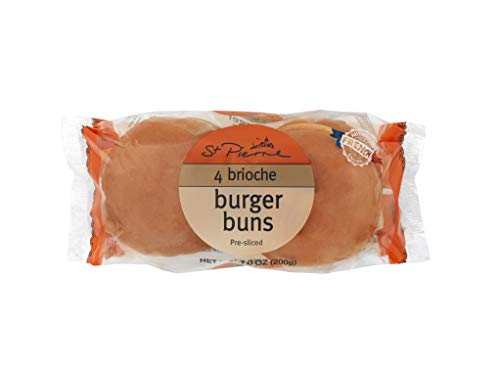 St. Pierre, Brioche Hamburger Buns (4 Count)
