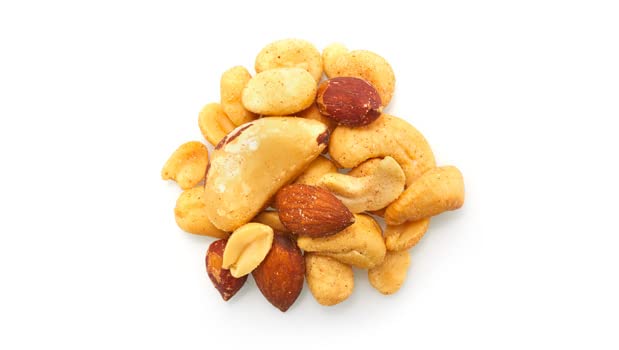 Yupik Salted Mix Nuts, 2.2 lb (35.2 oz), A Blend of Peanuts, Almonds, Hazelnuts, Brazil Nuts & Cashews, Kosher, Vegan, Cholesterol Free, Excellent