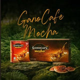 Gano Excel Mocha Instant Coffee with Ganoderma Lucidum (Reishi) Extract - Mushroom Coffee Mix, Mocha Flavor, 1 Box (15 Sachets)