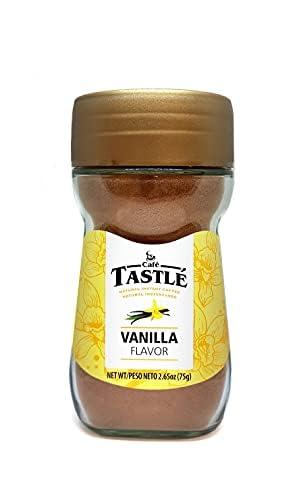 Café Tastlé Natural Flavored Instant Coffee, Vanilla Flavor, 2 Jars of 2.65 oz (5.30 Oz)