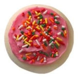 Lofthouse Pink Frosted Cookie, 1.35 Ounce -- 15 per case.