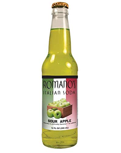 Romano Italian Sour Apple Soda 12 pack