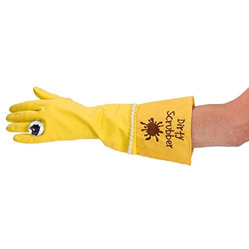 Diabolical Gifts DP0788 Dirty Scrubber Washing Up Gloves-Birthday Novelty, Xmas, Secret Santa Gift DP0788