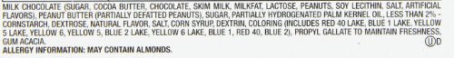 M&M'S Peanut Butter Chocolate Candy Sharing Size 2.83-Ounce Pouch 24-Count Box