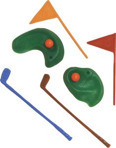 A1BakerySupplies Cake Decorating Kit CupCake Decorating Kit Sports Toys (Golf Clubs)