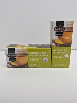 Farmer Brothers Premium: Green Tea with Lemon - 2/25 ct boxes