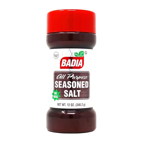 Badia Seasoned Salt, 12 oz - All-Purpose Blend for Everyday Cooking