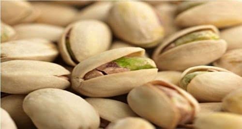 Roasted Salted Pistachios in-shell Heart healthy and California grown and processed (1 LB)