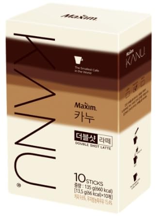Kanu Maxim Latte Instant Coffee (Double Shot (13.5g x 10T))
